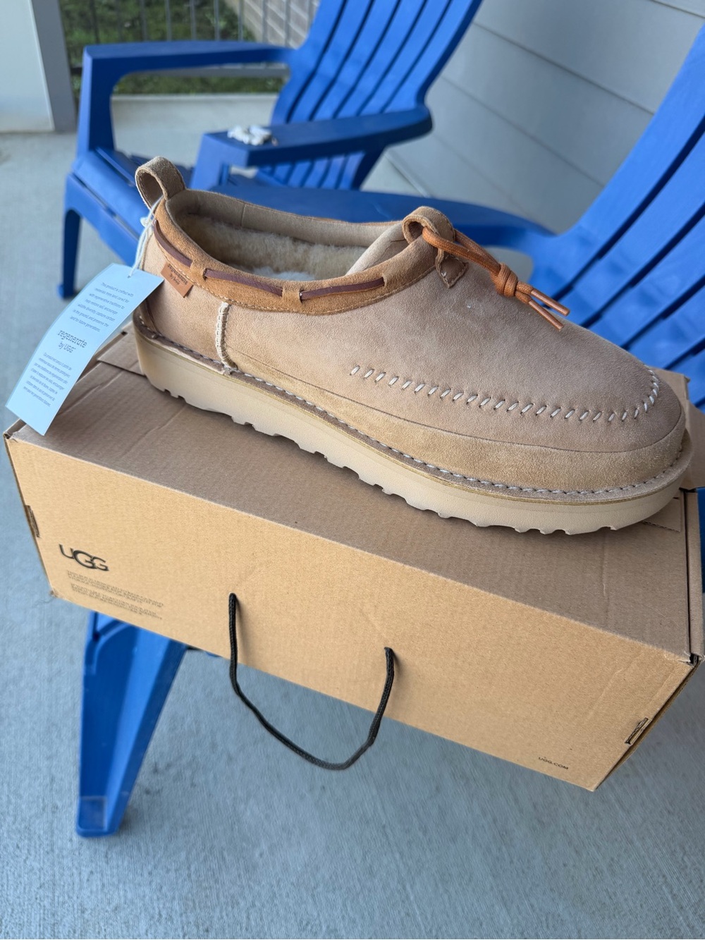 UGG Women's Regenerate Suede Slip-On Moccasin Loafer